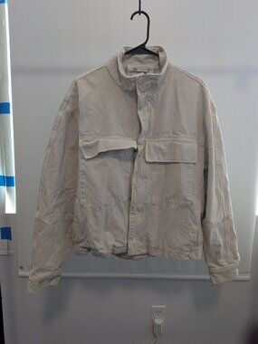 ZARA Relaxed Fit Shirt Collar Pocket Men's Coat